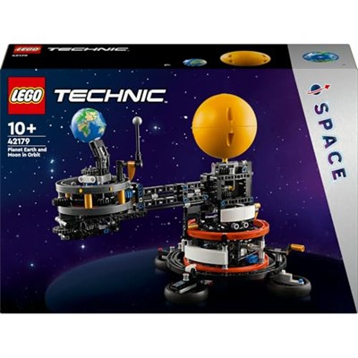 LEGO Technic Dünya ve Ay Yörüngesi Model Yapım Seti 42179-10 Yaş ve Üzeri Kız ve Erkek Çocuklar için Uzay Oyuncakları, Bağımsız ve Yaratıcı Güneş Sistemi Oyuncağı, Doğum Günü Fikri (526 Parça)