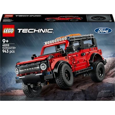 LEGO Technic Ford Bronco SUV 42213 | 9 Yaş ve Üzeri Çocuklar için İkonik Detaylar İçeren Oyuncak Yapım Seti, Hediye Fikri (943 Parça)