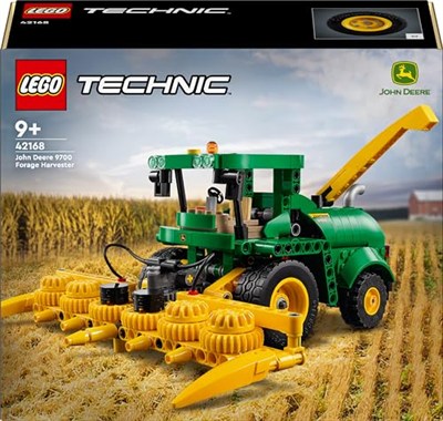 LEGO Technic John Deere 9700 Forage Harvester 42168-9 Yaş ve Üzeri Çocuklar için Tarım Aracı İçeren Koleksiyonluk Yaratıcı Oyuncak Model Yapım Seti, Doğum Günü Hediyesi Fikri (559 Parça)