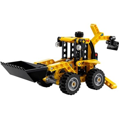 LEGO Technic Kazıcı Yükleyici 42197 – 7 Yaş ve Üzeri Kız ve Erkek Çocukları için Arka Kazıcı, Kepçe ve Dengeleyici İçeren Yapım Seti, Hediye Fikri (104 Parça)