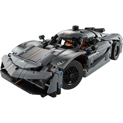 LEGO Technic Koenigsegg Jesko Absolut Gri Hiper Araba 42173 - Çocuklar için Oyuncak Yapım Seti, Doğum Günü Hediyesi Fikri (801 Parça)