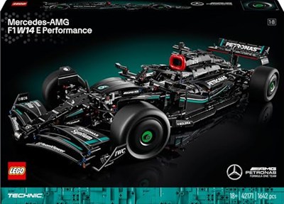 LEGO Technic Mercedes-AMG F1 W14 E Performance 42171 - Yetişkinler için Koleksiyonluk Yaratıcı Yarış Arabası Modeli Yapım Seti, Doğum Günü Hediyesi Fikri (1642 Parça)