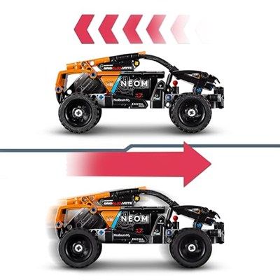 LEGO Technic NEOM McLaren Extreme E Race Car 42166 – 7 Yaş ve Üzeri Çocuklar Oyuncak Yarış Arabası Hediyesi Fikri, Orijinal Detaylar İçeren Koleksiyonluk Yaratıcı Oyuncak Model Yapım Seti (252 Parça)