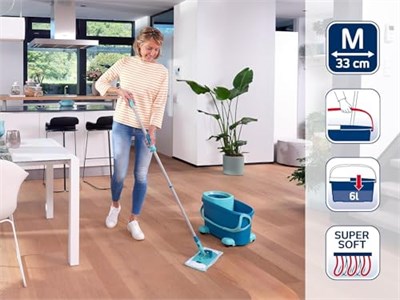 Leifheit Clean Twist Ergo Temizlik Seti M - Seçenekler: Clean Twist M Ergo 2.0 tekerlekli...