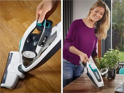 Leifheit Şarjlı Vakumlu 2 Başlık Süpürge Makinesi