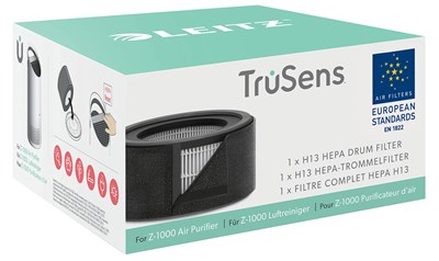 Leitz Trusens Hepa Filtre Z-1000-EN1822H13 - Seçenekler: Z-1000 ila 23 m², Z-3500H ila 60 m², HEPA-Filter H13...