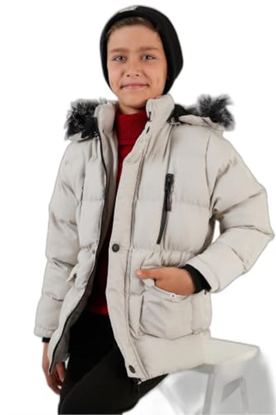 Lela İçi Peluş Astarlı Çıkarılabilir Kapüşonlu Suya Dayanıklı Kışlık Mont Erkek Çocuk MONT 5760022 - Seçenekler: 5 Yıl, 6 Yıl, 7 Yıl, 8 Yıl