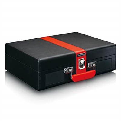 Lenco TT-110BKRD Siyah Kırmızı Dahili Hoparlörlü B - Seçenekler: Modern, Pilsiz