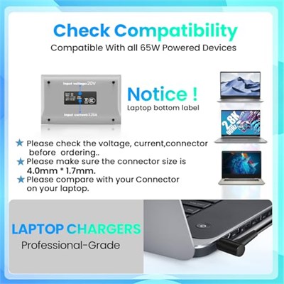 Lenovo IdeaPad 310 320 320S 330 330S 510S 100S 120 120S Flex 4 5 6 Yoga 510 310 710 Hava 12 13 15 PA-15 450-5 5LU ADLX65CCGE2A ADLX65CDGE2A Lenovo adaptörü 4.0 x 1.7mm için Lenovo şarj cihazı