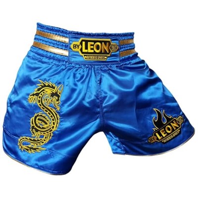 Leon Dragon Muay Thai ve Kick Boks Şortu Mavi