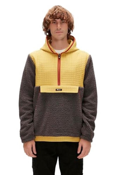 Leonard Half-Zıp Plush Peluş Kapüşonlu Erkek SweatShirt - 23.02.29.007 Antrasit