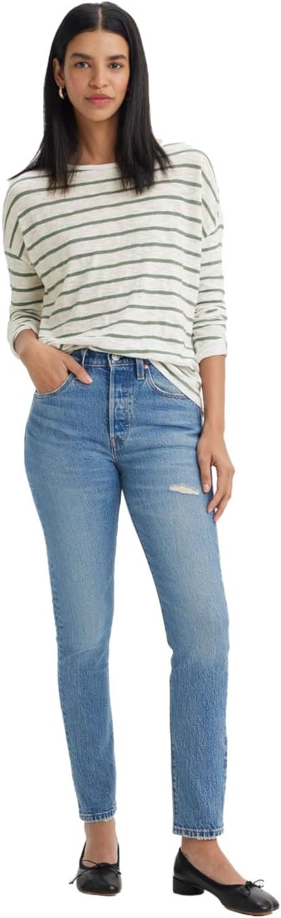 Levis 501 Skinny Jean Pantolon Kadın