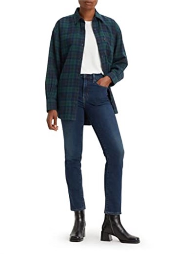 Levis 724 High Rise Straight Jeans Jean Pantolon Kadın