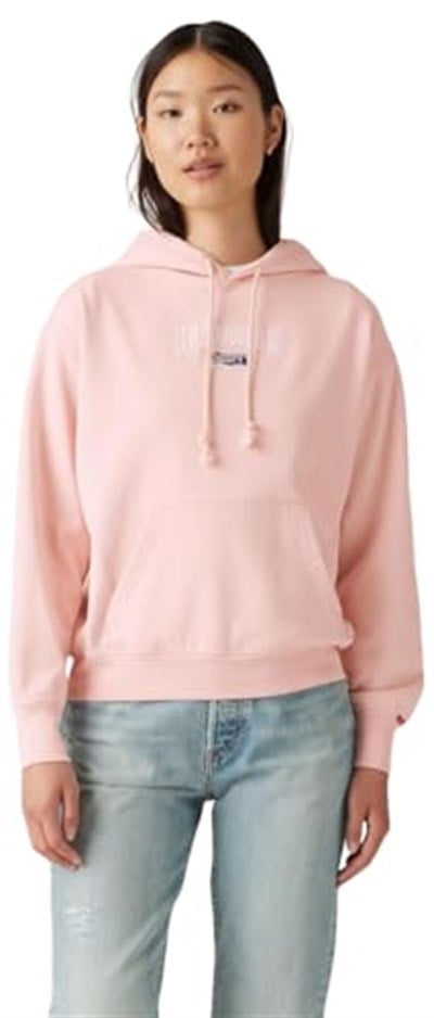 Levis Graphic Heritage Hoodie Sweatshirt Kadın