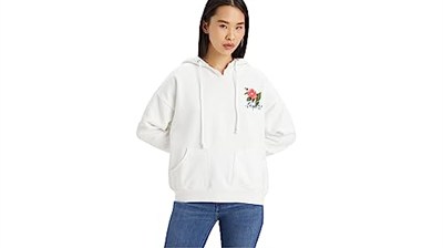 Levis Graphic Lone Star Hoodie Sweatshirt Kadın