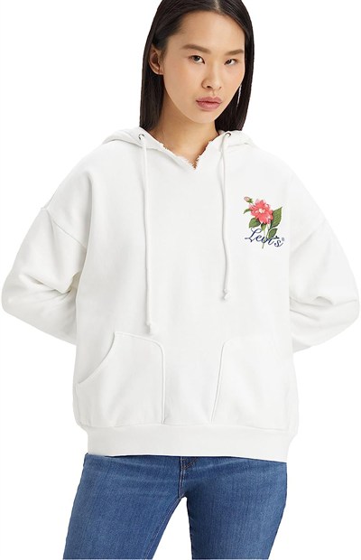 Levis Graphic Lone Star Hoodie Sweatshirt Kadın