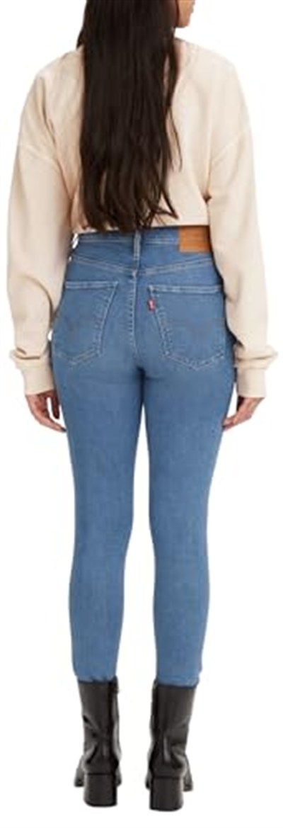 Levis Mile High Super Skinny Z0566 Dark Indi Jean Pantolon Kadın