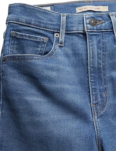 Levis Mile High Super Skinny Z0566 Dark Indi Jean Pantolon Kadın