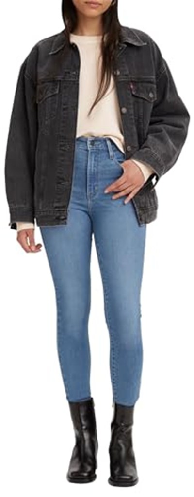 Levis Mile High Super Skinny Z0566 Dark Indi Jean Pantolon Kadın