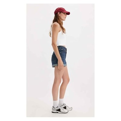 Levis Rolled 80s Mom Şort Kadın