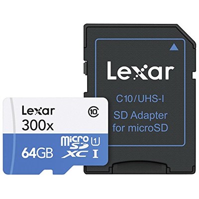 Lexar 64Gb 45Mb/s 300X Micro Sd Hafıza Kartı