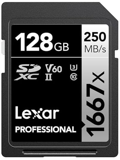 Lexar Professional 1667X 128GB SDXC Uhs-II/U3 Kartı (LSD128CBNA1667)