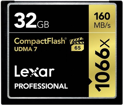 Lexar Professional 32GB 1066x Speed 160MB/s CompactFlash Bellek Kartı