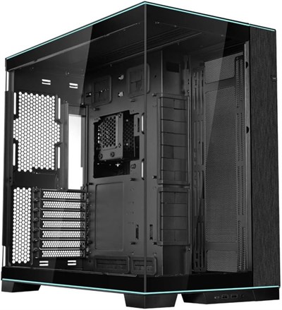 Lian Li O11D EVO RGB Oyun Bilgisayarı Kasası ATX Siyah - RGB Aydınlatmalı Midi Tower PC Kasası, 455 mmye Kadar Ekran Kartları, 420 mmye kadar Radyatör, Siyah PC Case Çelik, Alüminyum,