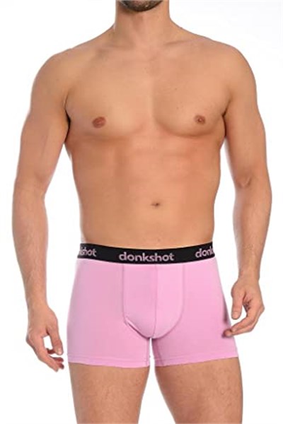 Likralı Compact Classic Boxer 3 lü 1101V3 (Lila-Mint-Orange)