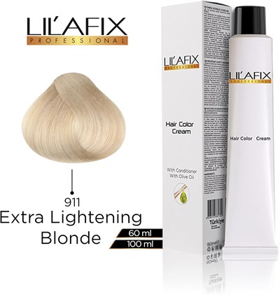 Lilafix Tüp Saç Boyası 60 ml 911 Ekstra Açıcı Sarı