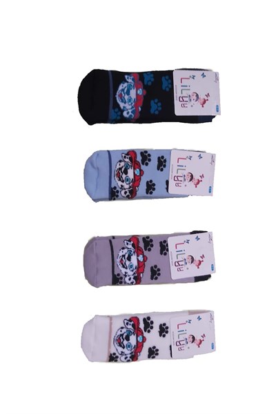 Lilyy Baby & Kids Socks Lilyy 3 Çift Bebek Havlu Soket Çorap Çok Renkli 1-2 Yaş