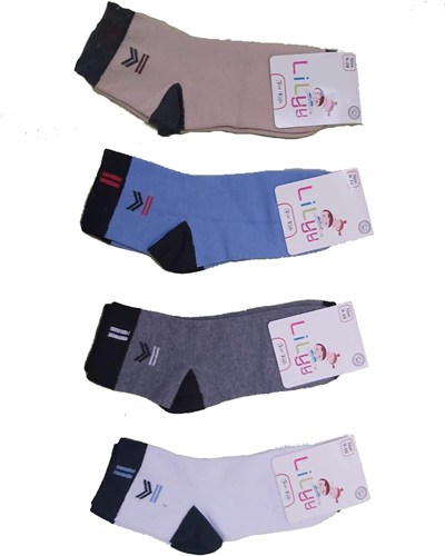 Lilyy Baby & Kids Socks Lilyy 3 Çift Soket Çorap Çok Renkli 5-6 Yaş