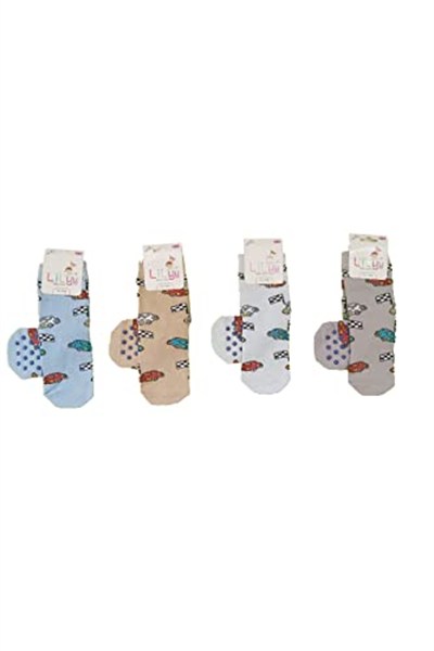 Lilyy Baby & Kids Socks Lilyy Baby & Kids Socks 12 Adet Taban Kaydırmaz Soket Çorap Çok Renkli 1-2 Yaş