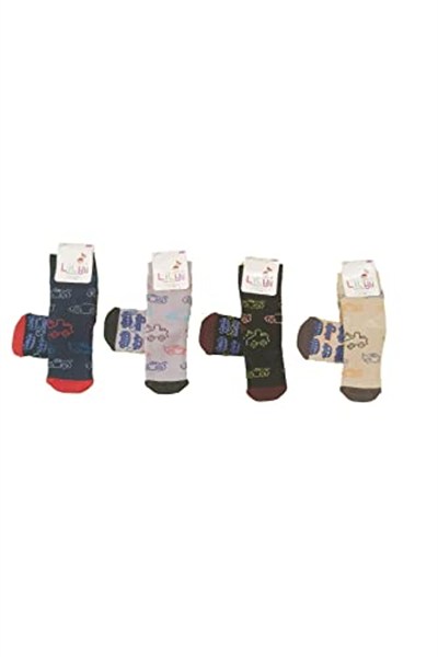 Lilyy Baby & Kids Socks Lilyy Baby & Kids Socks 6 Adet Taban Kaydırmaz Soket Çorap Çok Renkli 5-6 Yaş