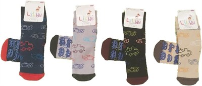 Lilyy Baby & Kids Socks Lilyy Baby & Kids Socks 6 Adet Taban Kaydırmaz Soket Çorap Çok Renkli 5-6 Yaş
