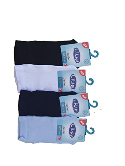 Lilyy Baby & Kids Socks Lilyy Baby & Kids Socks 12 Çift Taban Kaydırmaz Patik Çorap Çok Renkli 1-2 Yaş
