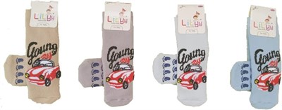 Lilyy Baby & Kids Socks Lilyy Baby & Kids Socks 3 Adet Taban Kaydırmaz Havlu Soket Çorap Çok Renkli 1-2 Yaş