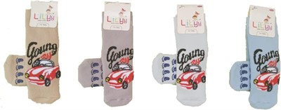 Lilyy Baby & Kids Socks Lilyy Baby & Kids Socks 6 Adet Taban Kaydırmaz Havlu Soket Çorap Çok Renkli 5-6 Yaş