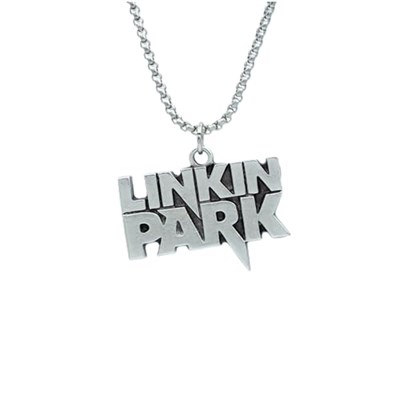 Linkin Park Örme Zincir Kolye - Gümüş Kaplama - Erkek Kadın Kolye - No:1535