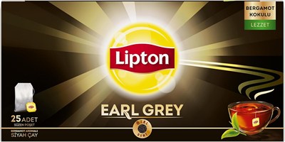 Lipton Earl Grey Bardak Poşet Çay 25Li, 50G