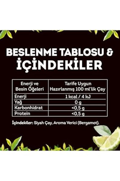 Lipton Earl Grey Bergamot Aromalı Dökme Çay 1000 gr x 2 Adet