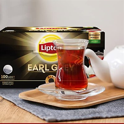 LİPTON Early Grey Demlik Poşet Çay 100lü (320 gr)