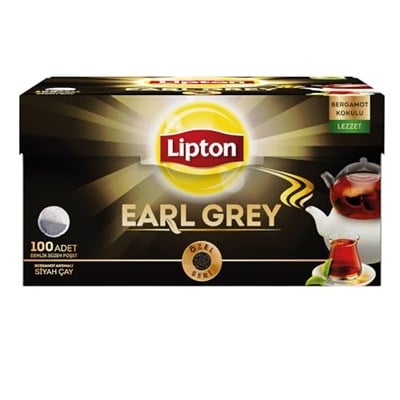 LİPTON Early Grey Demlik Poşet Çay 100lü (320 gr)
