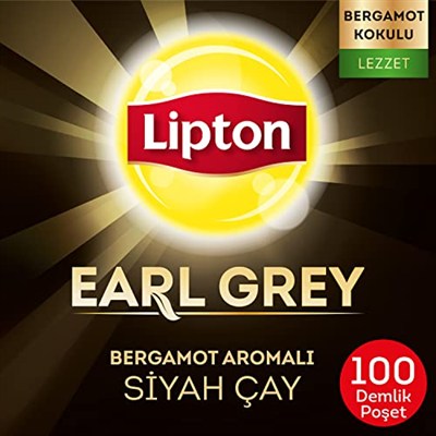 LİPTON Early Grey Demlik Poşet Çay 100lü (320 gr)
