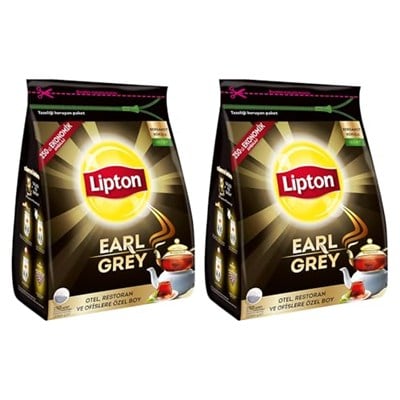 Lipton Early Grey Demlik Poşet Çay 250li x 2 Adet