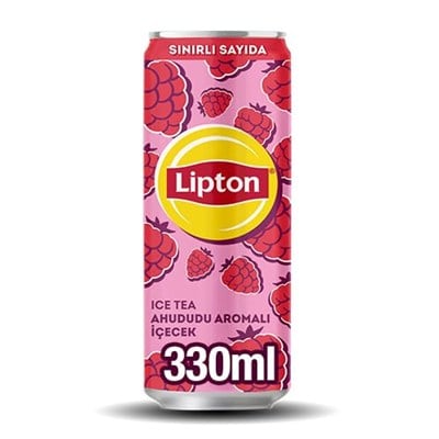 Lipton Ice Tea Ahududu Aromalı Soğuk Çay Kutu 330 Mililitre
