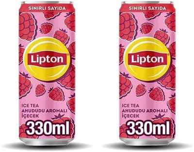 Lipton Ice Tea Ahududu Aromalı Soğuk Çay Kutu 330 Mililitre