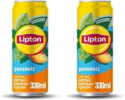 Lipton Ice Tea Light Şeftali İçecek 330 ml 2li paket