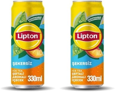 Lipton Ice Tea Light Şeftali İçecek 330 ml 2li paket