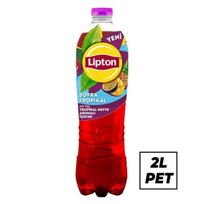 Lipton Ice Tea Tropikal Meyve Aromalı Soğuk Çay, Pet, 2 Litre